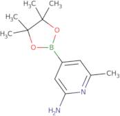 6-methyl-4-(4,4,5,5-tetramethyl-1,3,2-dioxaborolan-2-yl)pyridin-2-amine