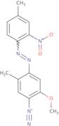 2-Methoxy-5-methyl-4-((4-methyl-2-nitrophenyl)azo)benzenediazonium tetrachlorozincate