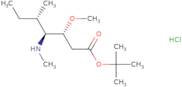 (3R,4S,5S)-3-Methoxy-5-methyl-4-(methylamino)heptanoic acid 1,1-dimethylethyl ester hydrochloride