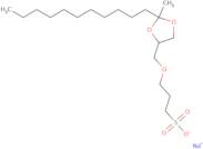 3-[(2-Methyl-2-undecyl-1,3-dioxolan-4-yl)methoxy]-1-propanesulfonate sodium