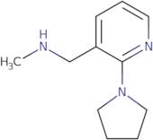 N-Methyl-1-[2-(pyrrolidin-1-yl)pyridin-3-yl]methylamine