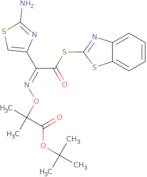 2-Mercaptobenzothiazolyl-(Z)-(2-aminothiazol-4-yl)-2-(tert-butoxycarbonyl)isopropoxyiminoacetate