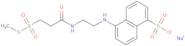 N-(Methanethiosulfonylethylcarboxamidoethyl)-5 -naphthylamine-1-sulfonic acid, sodium salt