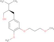 1-Methoxy-2-(3-methoxypropoxy)-4-[(3-hydroxy-(2R)-isopropyl)propyl]benzene