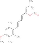 6-[(1E,3E)-4-(4-Methoxy-2,3,6-trimethylphenyl)-2-methyl-1,3-butadien-1-yl]-4-methyl-2H-pyran-2-one