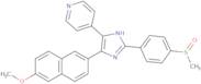 4-(6-Methoxy-2-naphthyl)-2-(4-methylsulfinylphenyl)-5-(4-pyridyl)-1H-imidazole