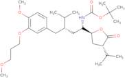 [(1S,3S)-3-[[4-Methoxy-3-(3-methoxypropoxy)phenyl]methyl]-4-methyl-1-[(2S, 4S)-tetrahydro-4-(1-methylethyl)-5-oxo-2-furanyl]pentyl]c arbamic acid 1,1-tert-butyl ester