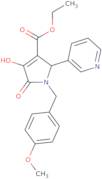 1-(4-Methoxybenzyl)-3-hydroxy-4-ethoxycarbonyl-5-(3-pyridyl)-3-pyrrolin-2-one