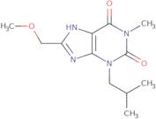 8-Methoxymethyl-1-methyl-3-(2-methylpropyl) xanthine