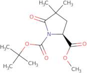 Methyl (2S)-1-(tert-butoxycarbonyl)-4,4-dimethylpyroglutamate