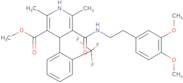 Methyl 1,4-dihydro-2,6-dimethyl-4-(2'-trifluoromethyl)phenyl-pyridine-3-carboxylate-5-(3,4-dimethoxyphenyl)ethyl carboxamide