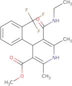 Methyl 1,4-dihydro-4-(2'-trifluoromethyl)phenyl-pyridine-3-carboxylate-5-ethyl carboxamide