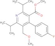 Methyl 2,6-diisopropyl-4-(4-fluorophenyl)-3-hydroxymethyl-5-methoxypyridine-3-carboxylate