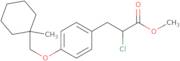 Methyl 2-chloro-3-[4-(1-methylcyclohexylmethoxy)phenyl] propionate