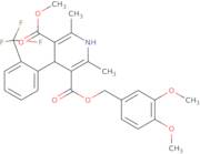 5-Methyl 3-(3',4'-dimethoxybenzyl)-1,4-dihydro-2,6-dimethyl-5-(2'-trifluoromethyl)phenyl-3,5-pyr...