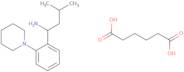 3-Methyl-1-(2-(1-piperidinyl)phenyl)butylamine adipate