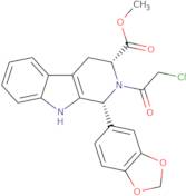 (1R,3R)-Methyl-1,2,3,4-tetrahydro-2-chloroacetyl-1-(3,4-methylenedioxyphenyl)-9H-pyrido[3,4-b]indole-3-carboxylate