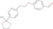 4-[2-(5-(2-Methyl-1,3-dioxolan-2-yl)-2-pyridyl]ethoxy]benzaldehyde