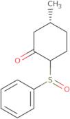 (5R)-5-Methyl-2-(phenylsulfinyl)-cyclohexanone