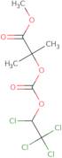 2-Methyl-2-[[(1,2,2,2-tetrachloroethoxy)carbonyl]oxy]propanoic acid methyl ester