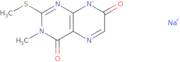 3-Methyl-2-methylthio-4,7(3H,8H)-pteridinedione, sodium salt