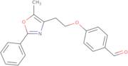 4-[2-(5-Methyl-2-phenyloxazol-4-yl)ethoxy]benzaldehyde