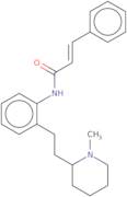 (2E)-N-[2-[2-(1-Methyl-2-piperidinyl)ethyl]phenyl]-3-phenyl-2-propenamide