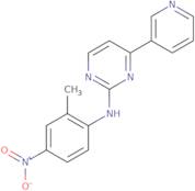 N-(2-Methyl-4-nitrophenyl)-4-(3-pyridinyl)-2-pyrimidinamine