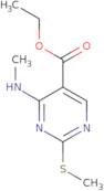 4-(Methylamino)-2-(methylthio)pyrimidine-5-carboxylic acid ethyl ester