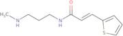 (E)-N-(3-Methylaminopropyl)-2-thiopheneacrylamide