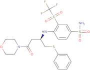 4-[[(1R)-3-(4-Morpholinyl)-3-oxo-1-[(phenylthio)methyl]propyl]amino]-3-trifluoromethylsulfonyl-ben…