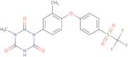 1-Methyl-3-[3-methyl-4-[4-[(trifluoromethyl)sulfonyl]phenoxy]phenyl]-1,3,5-triazine-2,4,6(1H,3H,5H)-trione