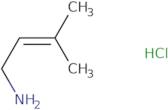 3-Methyl-2-buten-1-amine hydrochloride (1:1)
