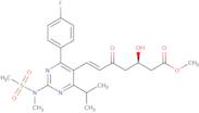 Methyl (+)-(3R)-7-[4-(4-fluorophenyl)-6-isopropyl-2-(N-methyl-N-methansulphonylamino)pyrimidin-5-yl]-3-hydroxy-5-oxo-6(E)-heptenoate