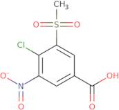 3-Methylsulfonyl-4-chloro-5-nitrobenzoic acid