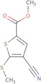 Methyl 4-cyano-5-(methylthio)thiophene-2-carboxylate