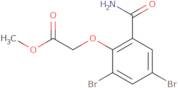 Methyl (2,4-dibromo-6-carbamoyl-phenoxy)acetate