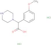 (3-Methoxy-phenyl)-piperazin-1-yl-acetic acid dihydrochloride