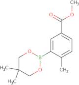 Methyl 3-(5,5-dimethyl-1,3,2-dioxaborinan-2-yl)-4-methylbenzoate