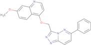 7-methoxy-4-((6-phenyl-[1,2,4]triazolo[4,3-b]pyridazin-3-yl)methoxy)Quinoline