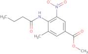 Methyl 4-(butyrylamino)-3-methyl-5-nitrobenzoate