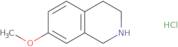 7-Methoxy-1,2,3,4-tetrahydroisoquinoline hydrochloride