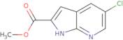 METHYL 5-CHLORO-1H-PYRROLO[2,3-B]PYRIDINE-2-CARBOXYLATE