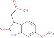 (6-Methoxy-2-oxo-2,3-dihydro-1H-indol-3-yl)-acetic acid