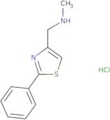 Methyl-(2-phenyl-thiazol-4-ylmethyl)amine·HCl