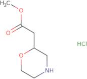 Morpholin-2-yl-acetic acid methyl ester hydrochloride