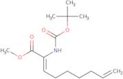 (Z)-Methyl 2-(Tert-Butoxycarbonylamino)Nona-2,8-Dienoate