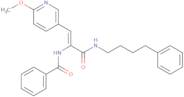 (Z)-N-(1-(6-Methoxypyridin-3-Yl)-3-Oxo-3-(4-Phenylbutylamino)Prop-1-En-2-Yl)Benzamide