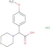 2-(4-Methoxyphenyl)-2-Thiomorpholinoacetic Acid Hydrochloride