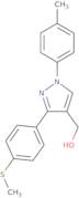 (1-(4-Methylphenyl)-3-(4-(methylthio)phenyl)-1H-pyrazol-4-yl)methanol